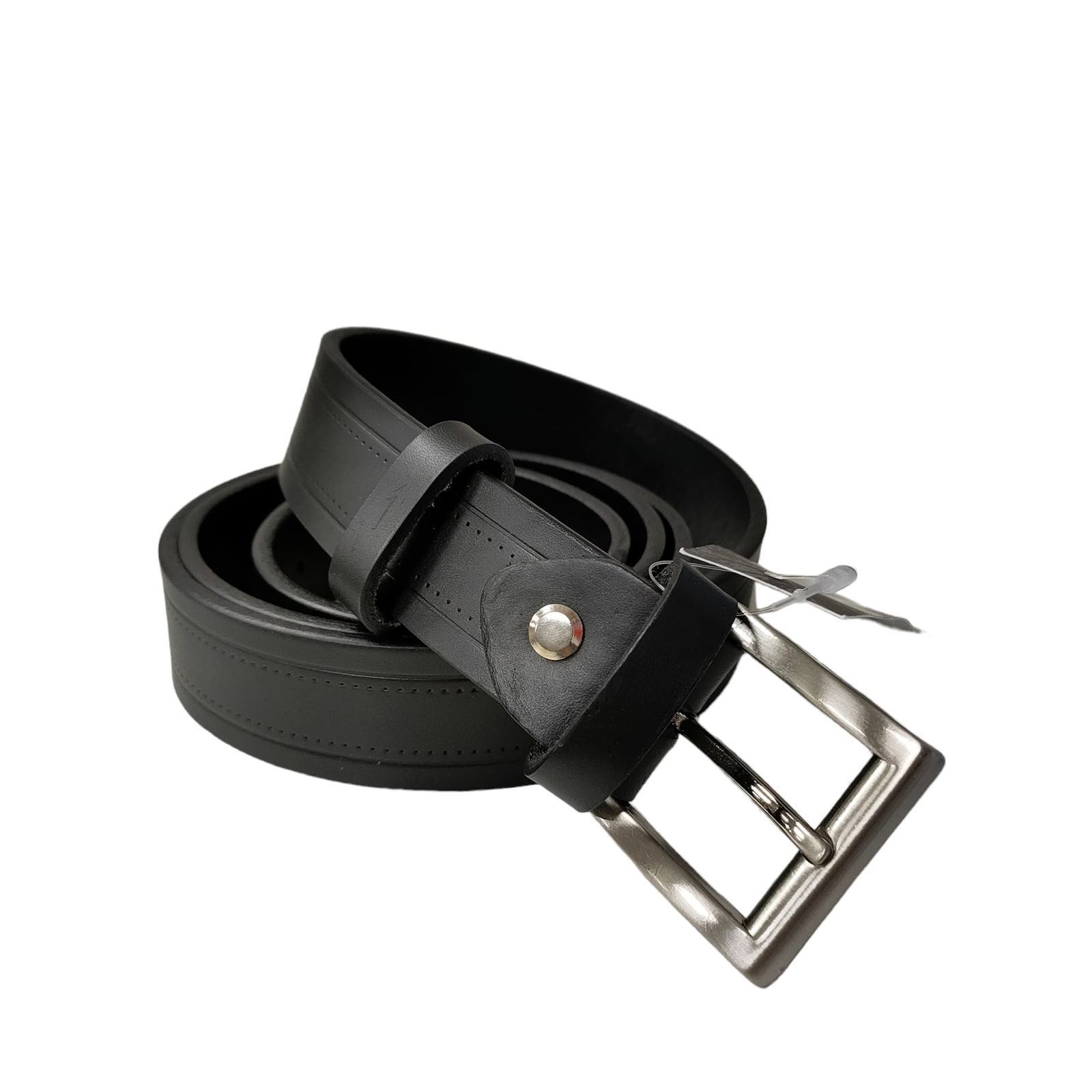 Cinturón estrecho negro/cuero chico - Imagen 1