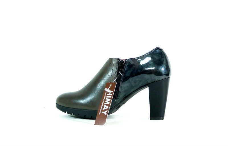 Desireé- Zapato tacón gris mujer - Imagen 3