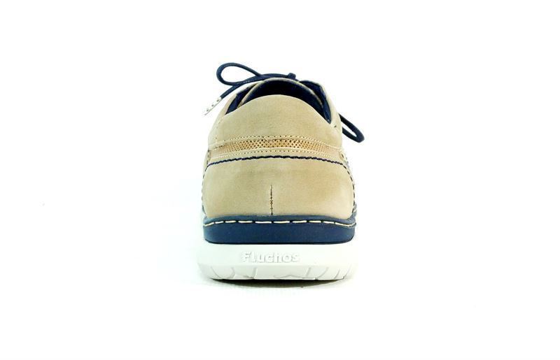 Fluchos- Zapato cordones serraje taupe - Imagen 4