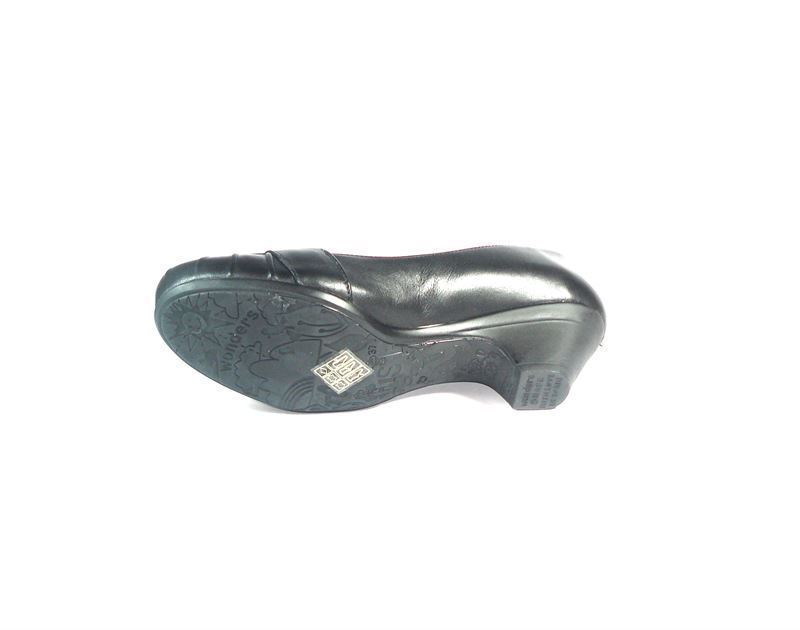 Wonders- Zapato negro tacón hebilla - Imagen 5