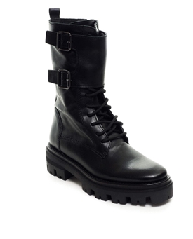 Alpe_ Bota estilo militar negro - Imagen 2