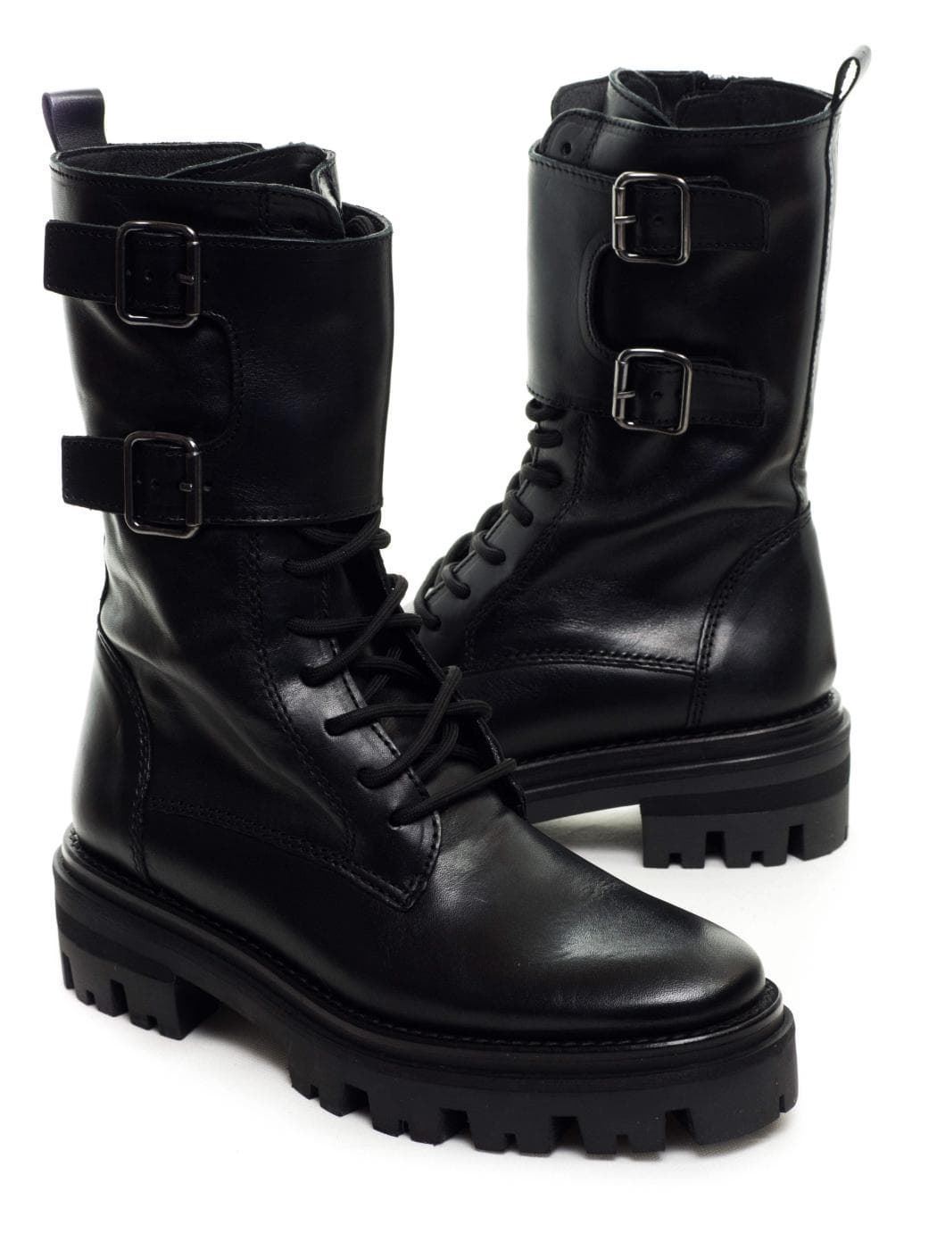 Alpe_ Bota estilo militar negro - Imagen 5