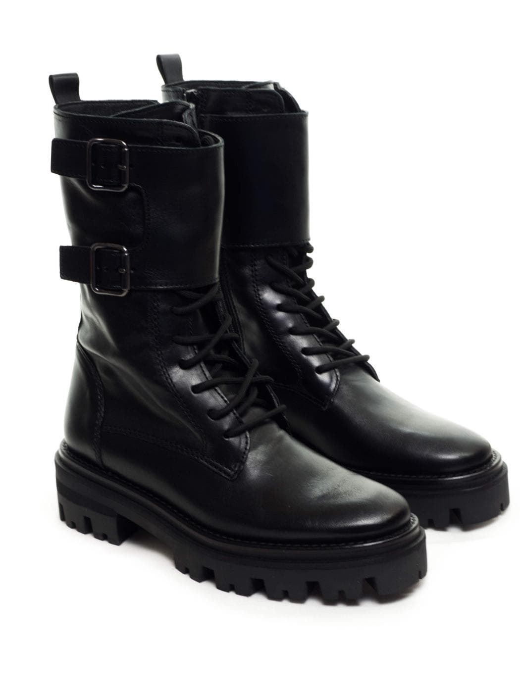 Alpe_ Bota estilo militar negro - Imagen 6