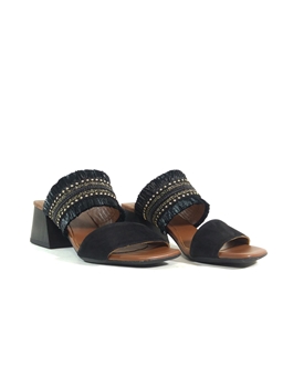 Alpe_ Sandalia tacón ancho negro - Imagen 2