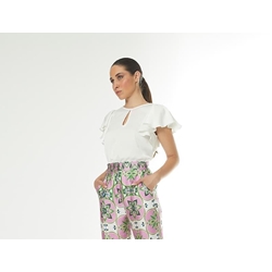 Arggido_ Blusa manga volante - Imagen 1