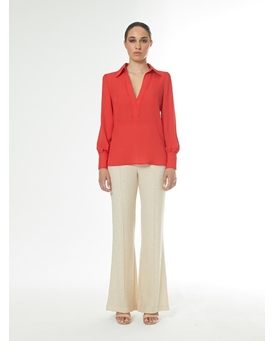 Arggido_ Blusas cuello pico - Imagen 1