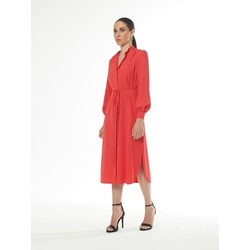 Arggido_ Vestido camisero midi - Imagen 1