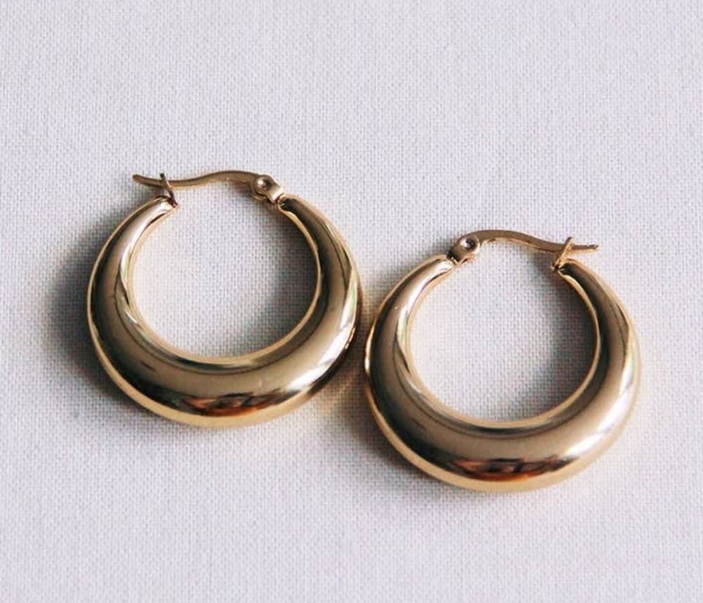 Aros Creole de acero inoxidable 32 mm “ancho” - Imagen 2