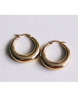 Aros Creole de acero inoxidable 32 mm “ancho” - Imagen 2