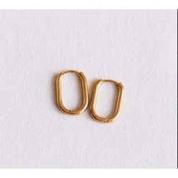 Aros ovalados en acero inoxidable 16mm - Imagen 1