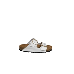Autenti_ Sandalia bio piel blanca con tachuelas - Imagen 1