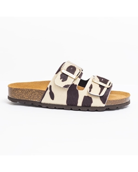 Autenti_ Sandalia bio print vaca - Imagen 1
