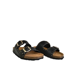 Autenti_ Sandalia bio tachuelas en negro - Imagen 2
