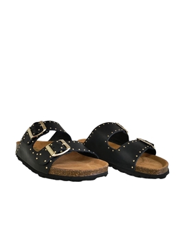 Autenti_ Sandalia bio tachuelas en negro - Imagen 2