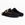 Autenti_ Zueco bio aberturas serraje negro - Imagen 2