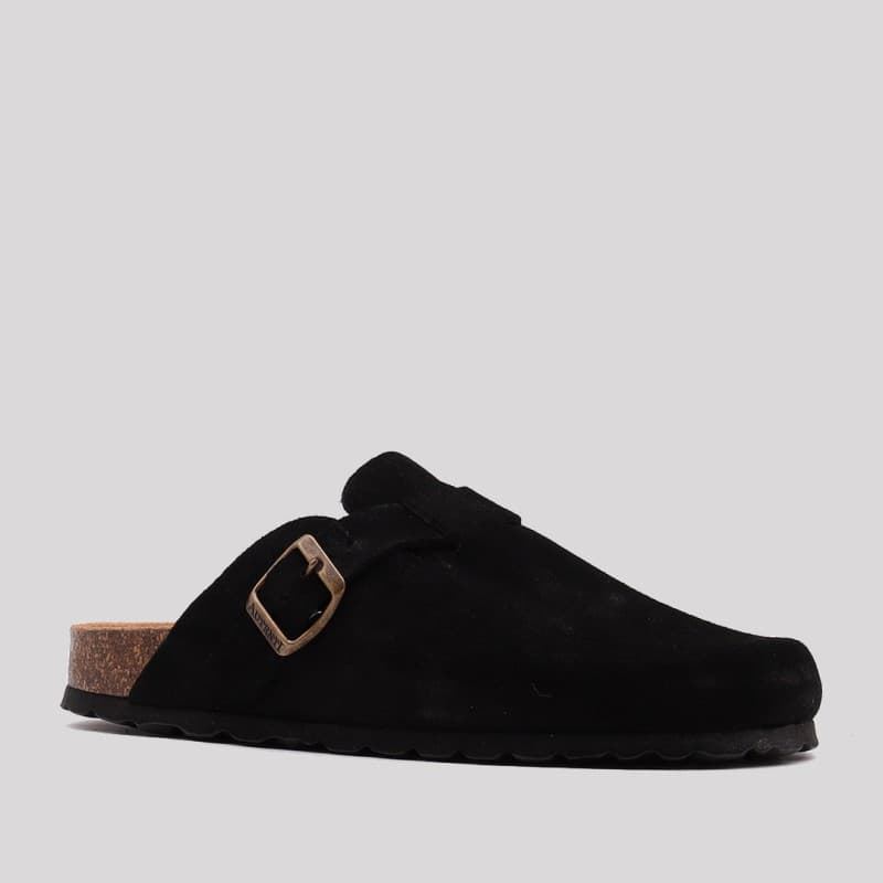 Autenti_ Zueco cosme serraje negro - Imagen 3