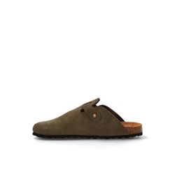 Autenti_ Zueco cosme serraje verde pino - Imagen 2