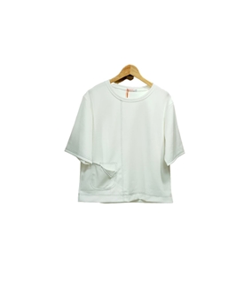 Blusa blanca media manga - Imagen 1