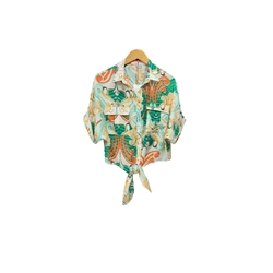 Blusa estampada nudo - Imagen 1