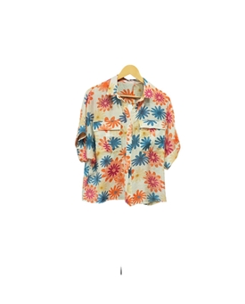 Blusa estampado flores - Imagen 1