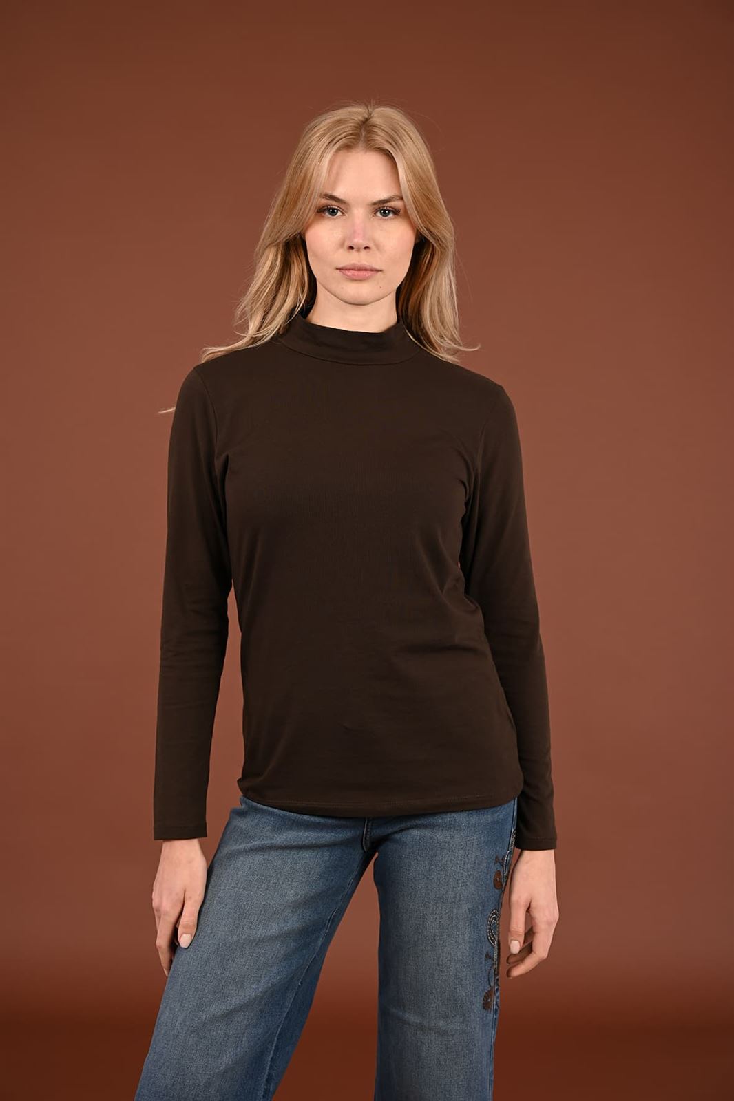 Buddyblue_ Camiseta básica cuello perkins - Imagen 1