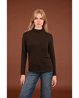 Buddyblue_ Camiseta básica cuello perkins - Imagen 1