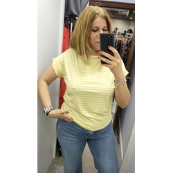 Buddyblue_ Camiseta rayas amarillo - Imagen 1