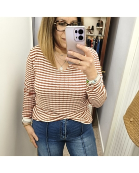 buddyBlue _ Jersey listas arcilla - Imagen 1