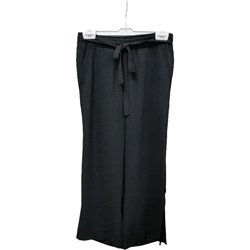 Buddyblue_  Pantalón ancho aberturas negro - Imagen 1