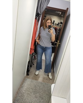 Buddyblue_ Pantalón ancho desflecado - Imagen 1