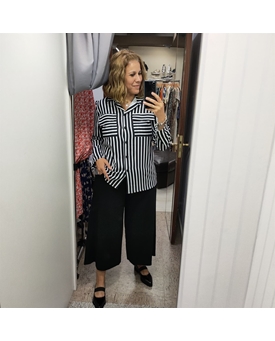 Buddyblue_ Pantalón ancho negro - Imagen 1