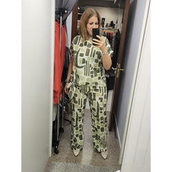 Buddyblue_ Pantalón estampado manchas - Imagen 1