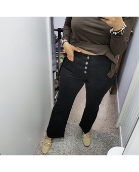 Buddyblue_ Pantalón jeans negro - Imagen 1