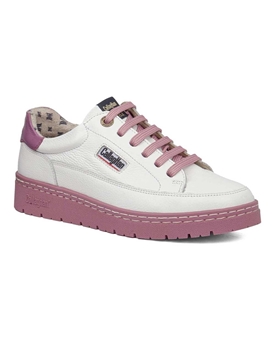 Callaghan_ Deportivo blanco con detalles en rosa - Imagen 2