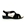 Callaghan- Sandalia negra mujer - Imagen 2