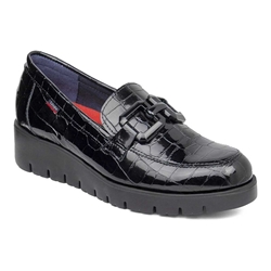 Callaghan_ Zapato cuña charol negro - Imagen 2