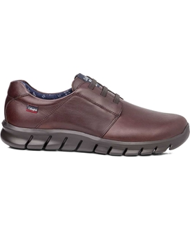 Callaghan_ Zapato piel marrón con gomas - Imagen 1