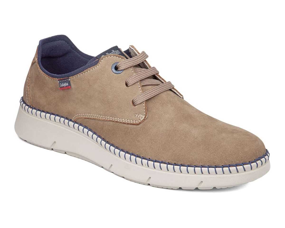 Callaghan_ Zapato ultraligero cordones taupe - Imagen 2