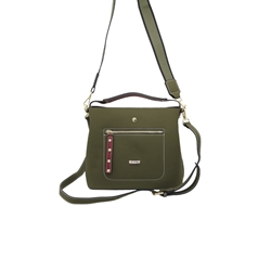 Carabo_ Bolso Totem en verde - Imagen 1