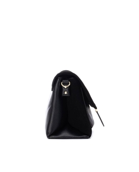 Carmela_ Bolso piel bandolera serraje negro - Imagen 2