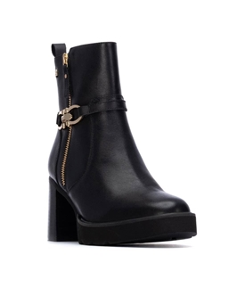 Carmela_ Botín piel negro con tacón ancho - Imagen 2