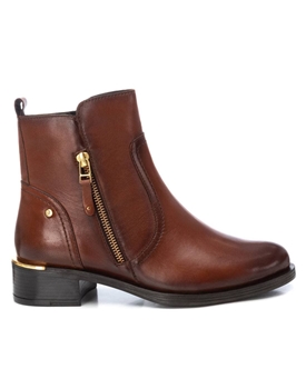 Carmela_ Botín tacón bajo cuero - Imagen 1