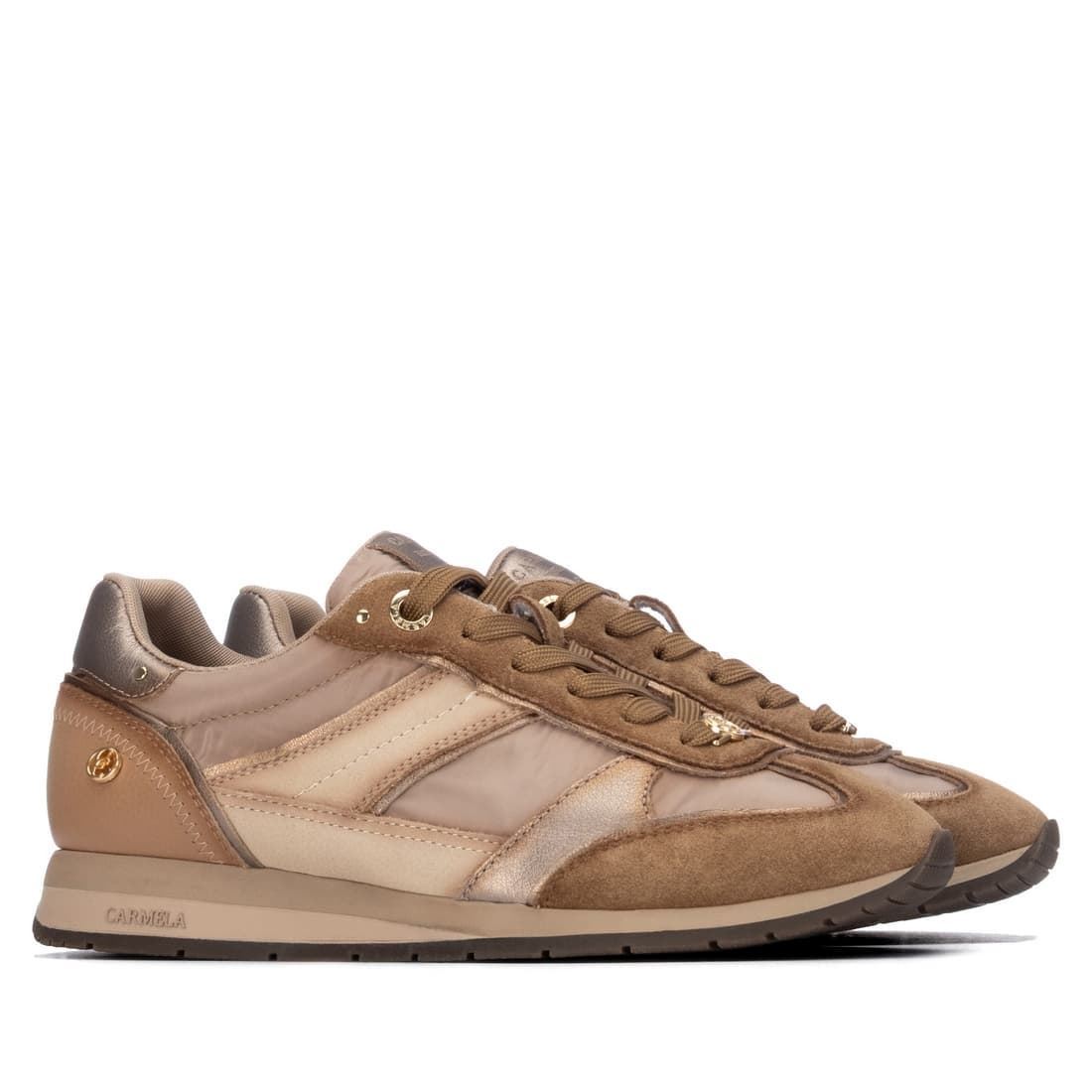 Carmela_ Deportiva plana en beige - Imagen 2