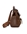 Carmela_ Mochila piel y serraje en camel - Imagen 2