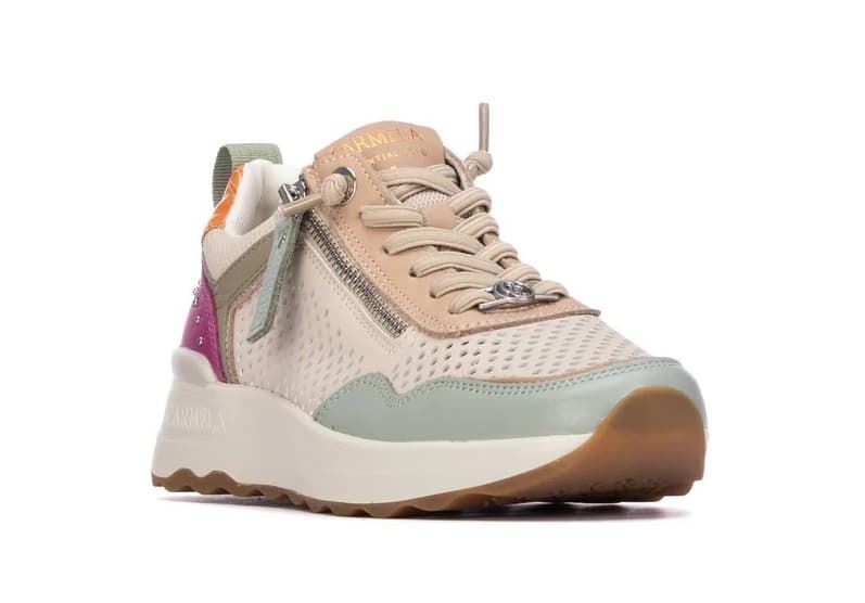 Carmela_ Zapatillas de piel aqua - Imagen 2