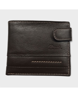 Cartera de piel en marrón - Imagen 1