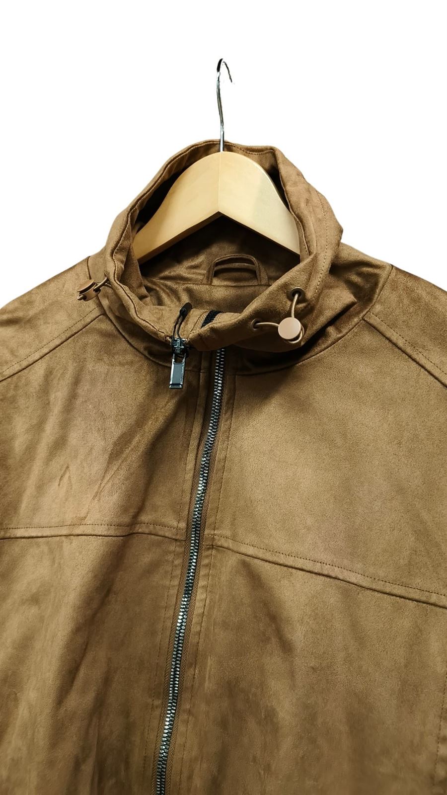 Cazadora antelina marrón - Imagen 4