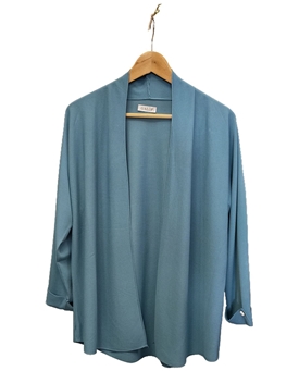 Chaqueta de punto fino larga - Imagen 1