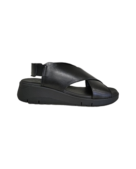 Clackers_ Sandalia cruzada negra - Imagen 1