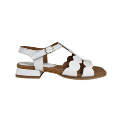 Clackers_  Sandalia piel blanca - Imagen 1